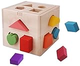 Anniversarich 知育玩具 立体パズル 積み木 ブロック 木製 (立方体)