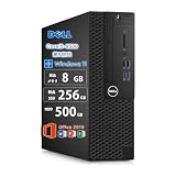 【整理済み品】デル デスクトップPC DE LL OptiPlex 3070 SFF 高性能第9世代インテル Core i5 9500/MS Office2019/最新Windows11 Pro/4KHD対応/DisplayPort/HDMI/USB3.0/3.5mmイヤホン端子/DVD/外付けWIFI (I59 3070, メモリ8GB/SSD256GB/HHD500GB)