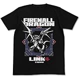 遊☆戯☆王VRAINS ファイアウォール・ドラゴン Tシャツ ブラック Mサイズ