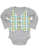 ラッフルバッツ Rugged Butts ラゲットバッツ グレーロンドンプラッドロンパース 12-18か月 コットン100% B1KGY12-LPVL