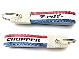 [SPEED ADDICT] 昭和レトロ チョッパー キーホルダー（昭和レトロCHOPPER KEY HOLDER）TRICOLORE