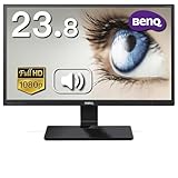 【整備済み品】 BenQ GW2470ML 24型パソコンPC モニター 薄型LED液晶/1920x1080(VGA,HDMI,DP) フルHD/VESA準拠 VESA壁掛けディスプレイ スピーカー内蔵/PS4 5· Switch対応