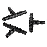 散水コネクタ ホースコネクタ 散水用具 T型 3分岐 内径3mm 50個入りセット