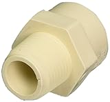 King Brothers Inc. RCM-0705-S 3/4-Inch by 1/2-Inch Threaded PXL CPVC Reducing Male Adapter, Tan [並行輸