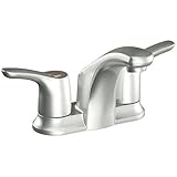 Cleveland Faucets CA42213BN Baystone Centerset Bathroom Sink, Brushed Nickel by Cleveland Faucets