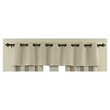 ウェイバリー通りCirrusグロメットWindow Valance 42-Inch by 16-inch オフホワイト 10401042016CR