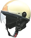 リード工業(LEAD) バイク用ハーフヘルメット O-ONE(オワン) アイボリー/ブルー - フリー(57-60cm未満)