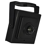 LineMak Mini Camera for indoors, 1/4" HD Digital Sensor, 700TVL, 3.7mm Pinhole lens, for DVR or surv