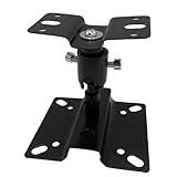 MONOSTORE 汎用 スピーカースタンド クランプ 壁掛け 天蓋 金具 ブラケット 天井 天吊り 小型 1個