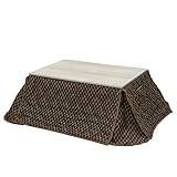 こたつテーブル掛布団セット 80cm×59cm ホワイト 長方形 こたつセット DFS-80WH