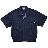 sowa(ソーワ) 半袖 ブルゾン T/Cライトツイル 春夏素材 sw-411 ネイビー LL