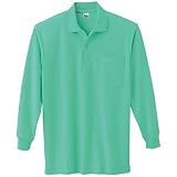 トムス(TOMS) 00169-VLP T/C長袖ポロシャツ(ポケット付) (LL, 026:ミントグリーン)