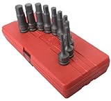 Sunex 2638 1/2-Inch Drive SAE Impact Hex Driver Set, 10 Piece by Sunex International [並行輸入品]