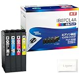 【Amazon.co.jp限定】 工プ ソン 純正 インクカートリッジ マウス 4色パック IB07CL4A 適合機種：PX-M6010F、PX-M6011F、PX-S6010 Ligare ポケットティッシュ付き