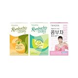 【TEAZEN】ティーゼン コンブチャ 50g (5g×10個入り) 3個セット 梅, ピーチ, 青みかんライム