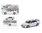 ターマックワークス 1/64 三菱 ランサー エボリューション III ホワイト Tarmac Works Lancer Evolution MiJo限定 [並行輸入品]