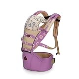 （レーチャミ）le charme 抱っこひも 赤ちゃんの抱っこ紐 メッシュ 軽量 通気性良い おんぶひも パープル