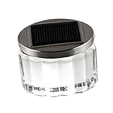 MIRACLE ソーラー式 ガーデンライト 2個セット LEDライト イルミネーション ガラス 充電 (Bタイプ) MC-SGL03-B2