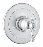 Rohl ac600 X CisalシャワーバルブTrim (トリムのみ) withメタルクロスハンドル、 AC600X-APC 1