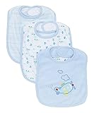 Spasilk unisex-baby新生児3パックFeeder Bibs US サイズ: O/S カラー: ブルー
