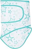 miracle blanket 魔法のおくるみ ミラクル ブランケット【正規代理店1年間保証付】Aqua Stars with Aqua Trim アクアスター×アクア