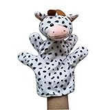 ラブリー動物の牛ぬいぐるみハンドパペット