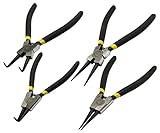 Micro Traders 4 Xプロフェッショナル7 "止め輪スナップリングプライヤーセットペンチ[ Misc。]