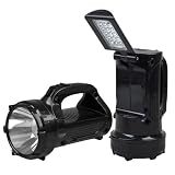 1W LED充電式懐中電灯サーチライトダブルファイル非常灯ポータブルライトが灯/Led充電式サーチライト led 懐中電灯/小型ライト 強力/携帯ライト 防水機能 災害 グッズ/災害用 懐中電灯 工事