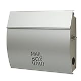 郵便ポスト メールボックス 鍵付き Europeanシリーズ4801 シルバー