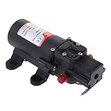 F Fityle 水圧ダイアフラム　ポンプ　Dc 24v　70 Psi 3.1 Lpm　大容量　熱過負荷保護　キャラバン/Rv /ボート/マリンなどに適用