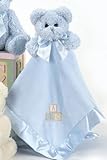 海外直輸入 テディベア 正規品 キッズ 大人 くま 人形 フィギア ぬいぐるみ Blue Teddy Bear Hugs and Blankie by Bearington - Baby Boy Gi