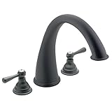 Moen T920WR Kingsley Two-Handle High Arc Roman Tub Faucet without Valve, Wrought Iron [並行輸入品]