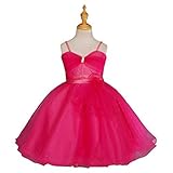 Lito Angels Girlsウェディングページェントフラワーガールパーティークリスタルバックルフォーマルドレス US サイズ: 18-24 Months カラー: ピンク
