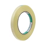 uxcell ガラス繊維テープ 断熱 グリッドテープロール ホワイト 10 x 125mm 50m全長