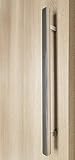 モダン1 " x 1 "スクエアシェイプラダープルハンドル/ push-pull stainless-steelドアハンドルの入り口/エントリ/シャワー/木製/ガラス/オフィス/ショップ/ストア、内部