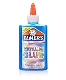 ELMER'S エルマーズ 液体のり メタリックグルー ブルー 147ml 多目的用 正規輸入品 2120096