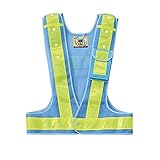 多機能ベスト(青/黄) (メッシュ部：青 反射部：黄)【代引不可】 スポーツ レジャー DIY 工具 作業着 [並行輸入品]