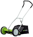 Greenworks 5ブレードグラスキャッチャーリール芝刈り機 U-0881 G-HOUSEオリジナルグッズ付