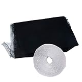 Vosarea 網戸 窓用 防虫網 130x150cm マジックテープ粘着式 カットOK 網戸の補修 張り替え 虫よけ 換気 防塵 簡単取り付け 万能 手洗いOK 内開き窓用 あみ戸 カーテン 網戸の