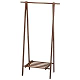 不二貿易 木製ハンガー ジョイント 幅80cm ブラウン 12966