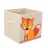 Toy Storage Box Cube Origanizer for Kids Foldable Cloth Storage Bins Basket By Singles Day13 inch (F