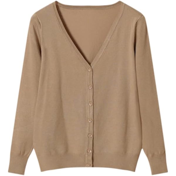 【blanc basque】薄手オレンジカーディガン/Vネック/長袖 CATEGORY カーディガン | BLANC basque