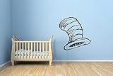 新しい壁デカールCat Hat Dr Seuss for Baby Nurseryステッカー壁画ビニールm0277
