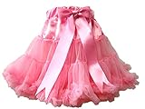 TUTU チュチュスカート12色揃ってとってもカラフル フリフリチュチュ tutu スカート (サイズ(XXL)120-130 ウエスト 54cm スカート丈 35cm, ピンク)