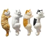 SGcreation【よじ登るリアルな猫のぬいぐるみ】ねこ 縫いぐるみ リアル 本物 そっくり ペット プレゼント ギフト 子供 誕生日 大きい おしゃれ 三毛猫 (D)