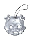 グリミス Glimmis ガール ホワイト WH 北欧 リフレクター 反射 キーホルダー 再帰反射素材 3M