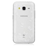 UNEXTATI Galaxy Core Prime 用 ケース 耐衝撃 高品質 TPU ハード カバー 超薄型ケース 全面保護 脱着簡単 クリア 透明 Samsung Galaxy Core Pri