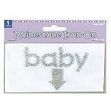 Rhinestone Baby Iron On (1 ct) [並行輸入品]
