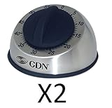CDN mt1 Heavy Duty機械タイマー、シルバー シルバー MT1-2