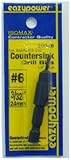 Eazypower 30048 #6 3/32 Countersink Drill Bit with Adjustable Hole Depth and 1/4 Hex Shank (1 Pack) 